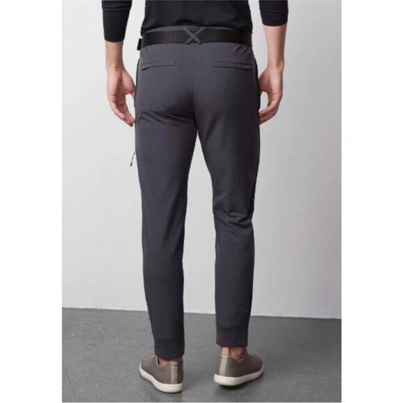 Mack Weldon Men's Radius Flex Jogger Size Small Stretch Performance Asphalt Gray - Picture 2 of 15